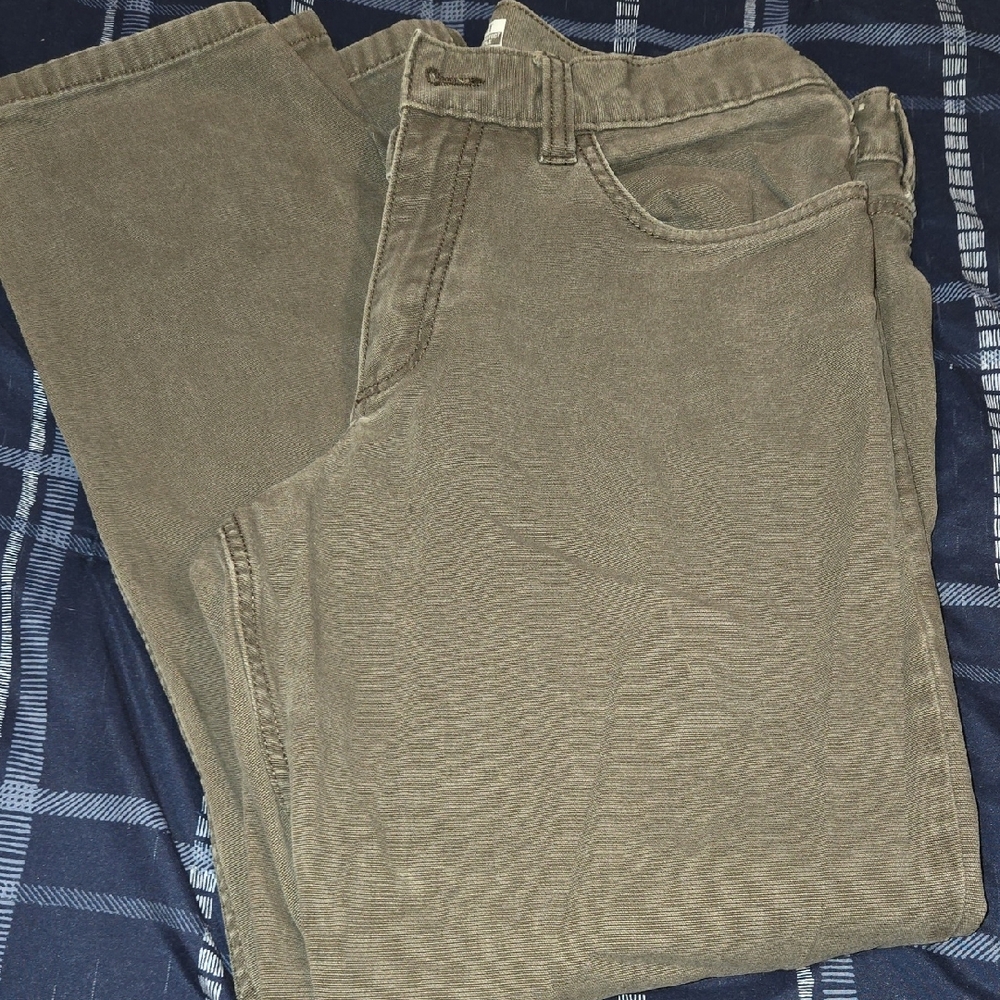 Carhartt Men's Olive Corduroy Pants
